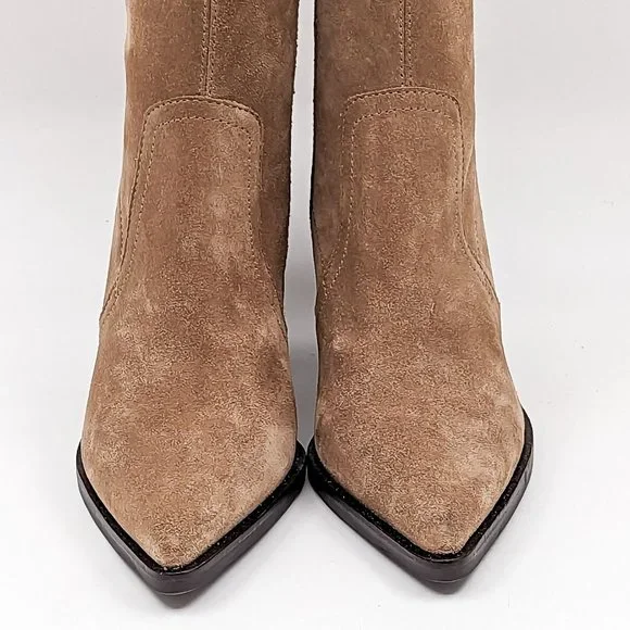 Jeffrey Campbell Women Jolena Natural Suede Western Pointy Boots size 6 - Picture 12 of 12